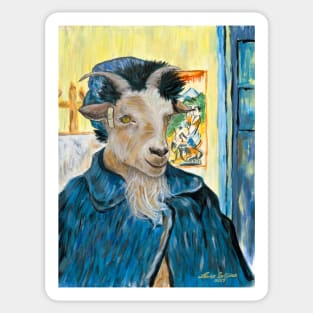 Vincent van Goat Sticker